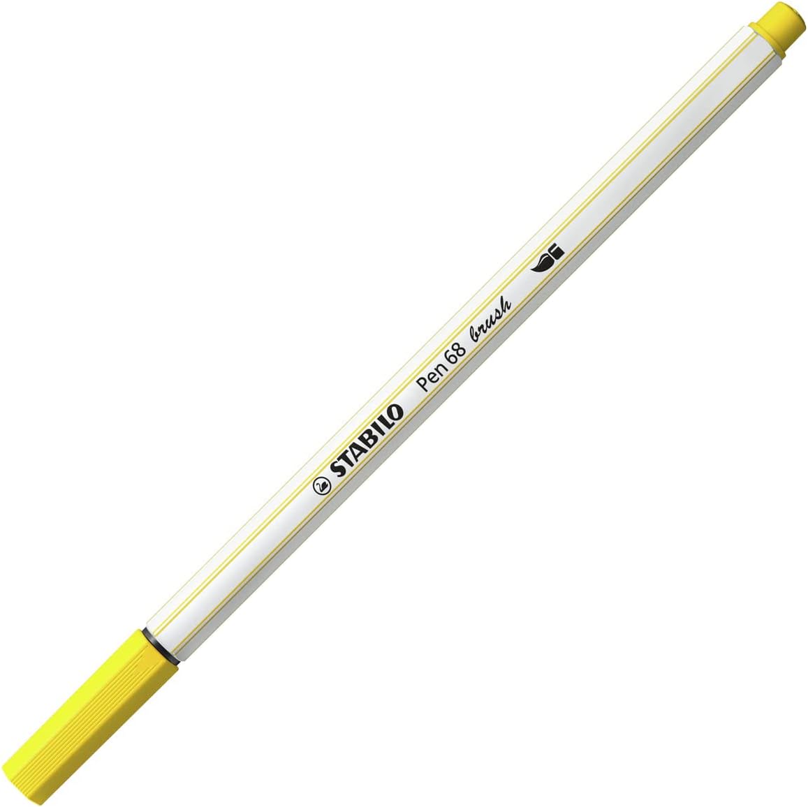 Pennarello con punta a pennello Pen 68 brush Giallo
