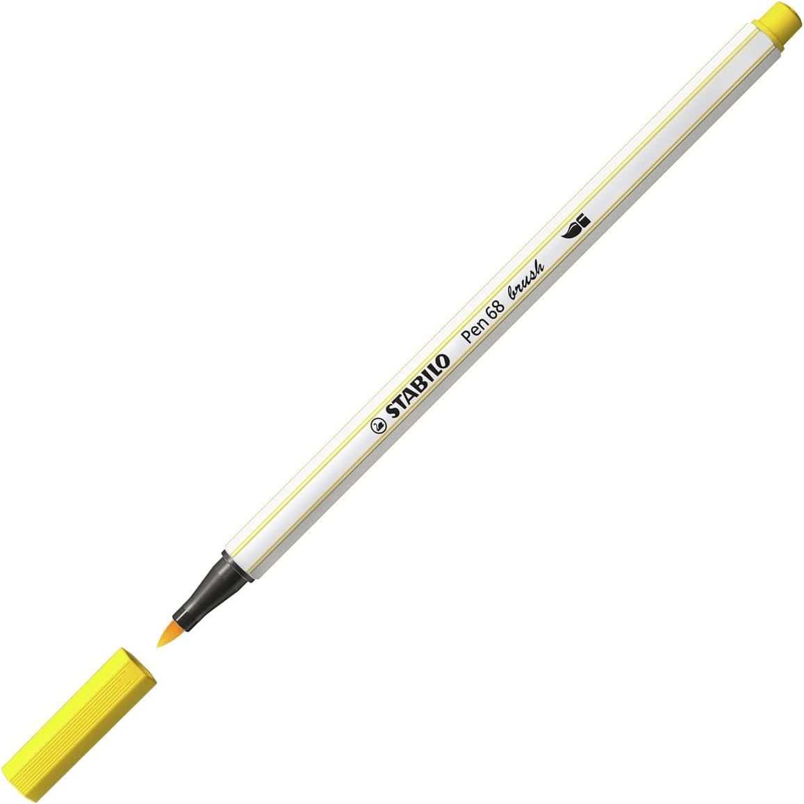 Pennarello con punta a pennello Pen 68 brush Giallo