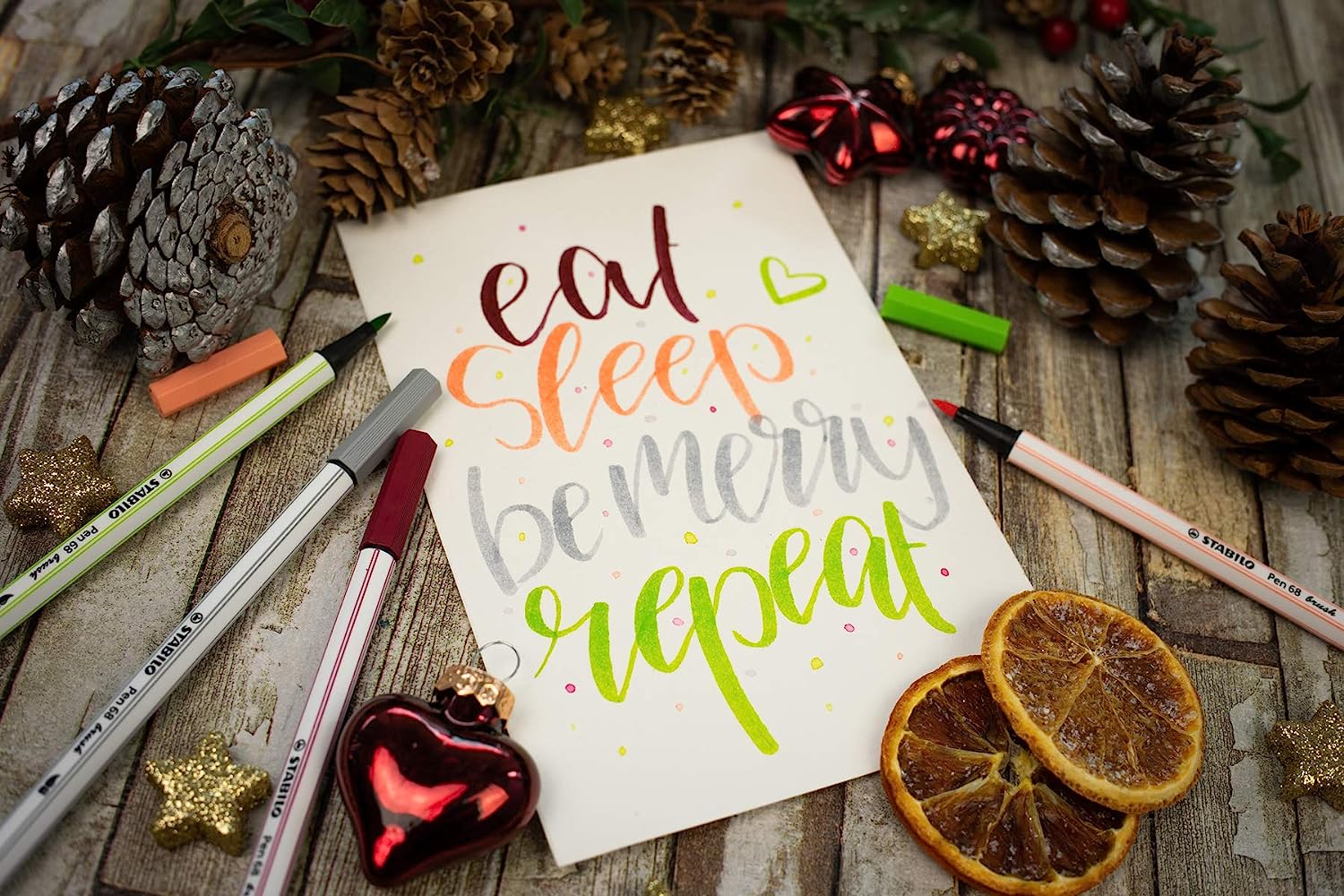 Pennarello con punta a pennello Pen 68 brush Albicocca