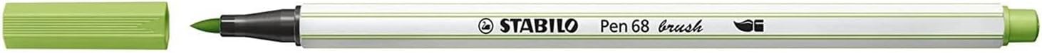 Pennarello con punta a pennello Pen 68 brush Pistacchio