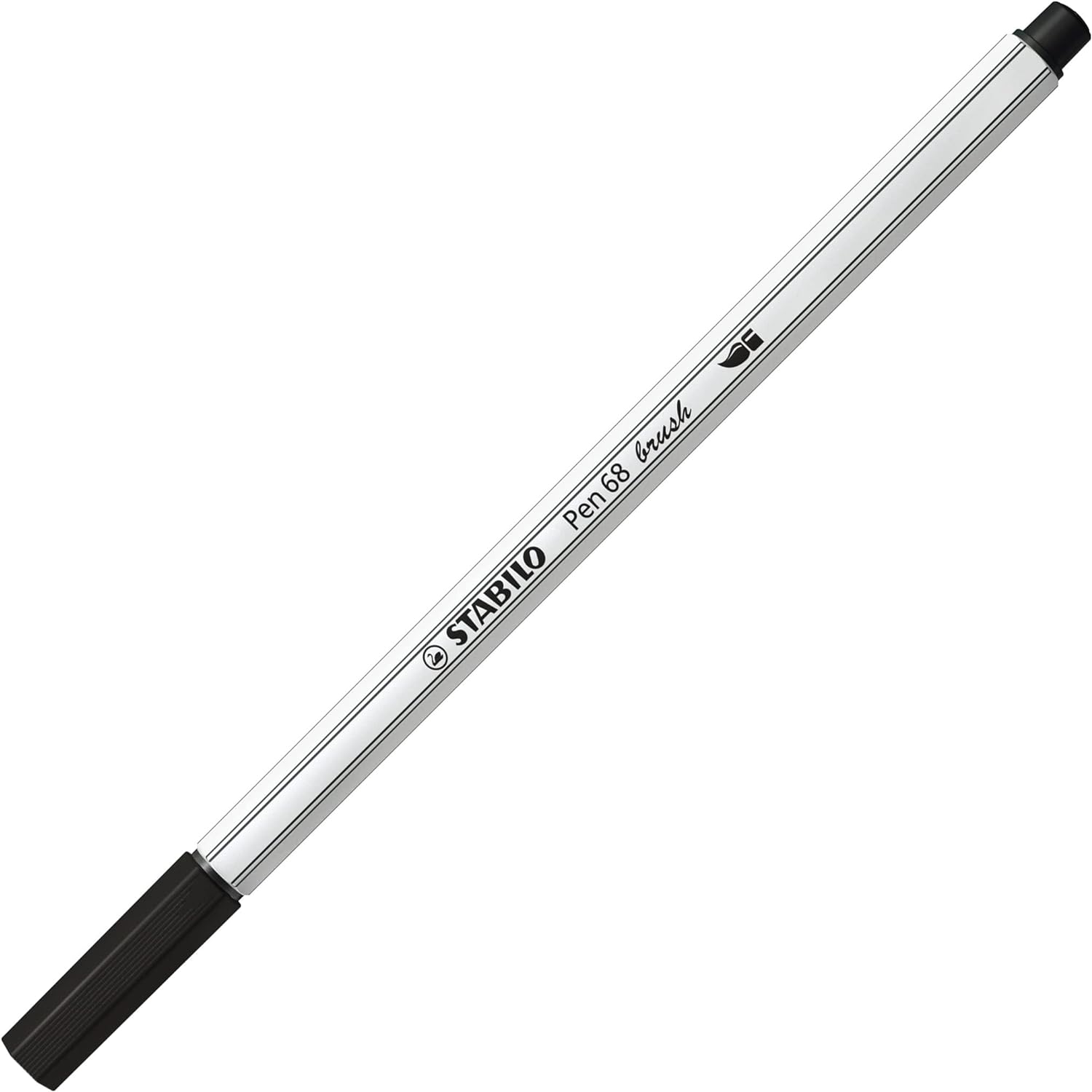 Pennarello con punta a pennello Pen 68 brush Nero