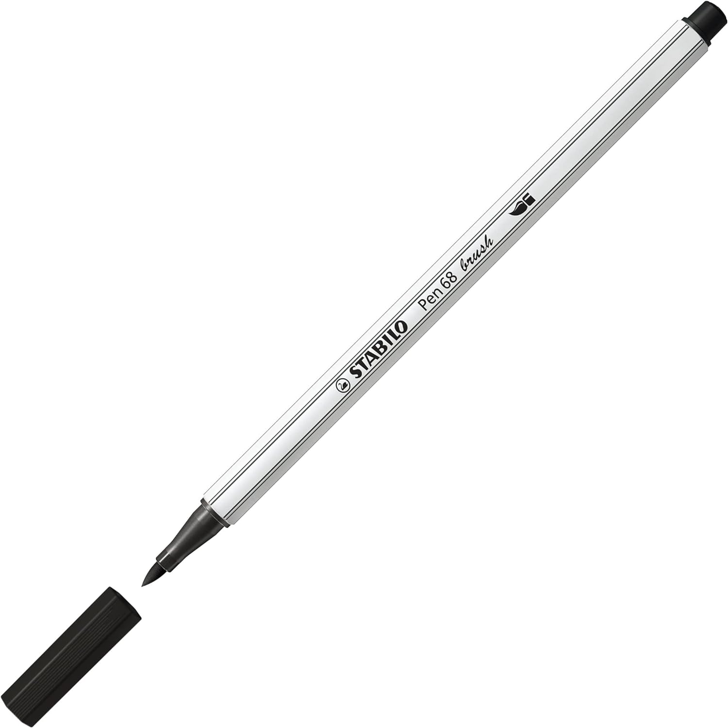 Pennarello con punta a pennello Pen 68 brush Nero