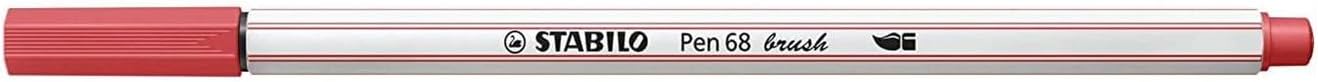 Pennarello con punta a pennello Pen 68 brush Rosso Ruggine