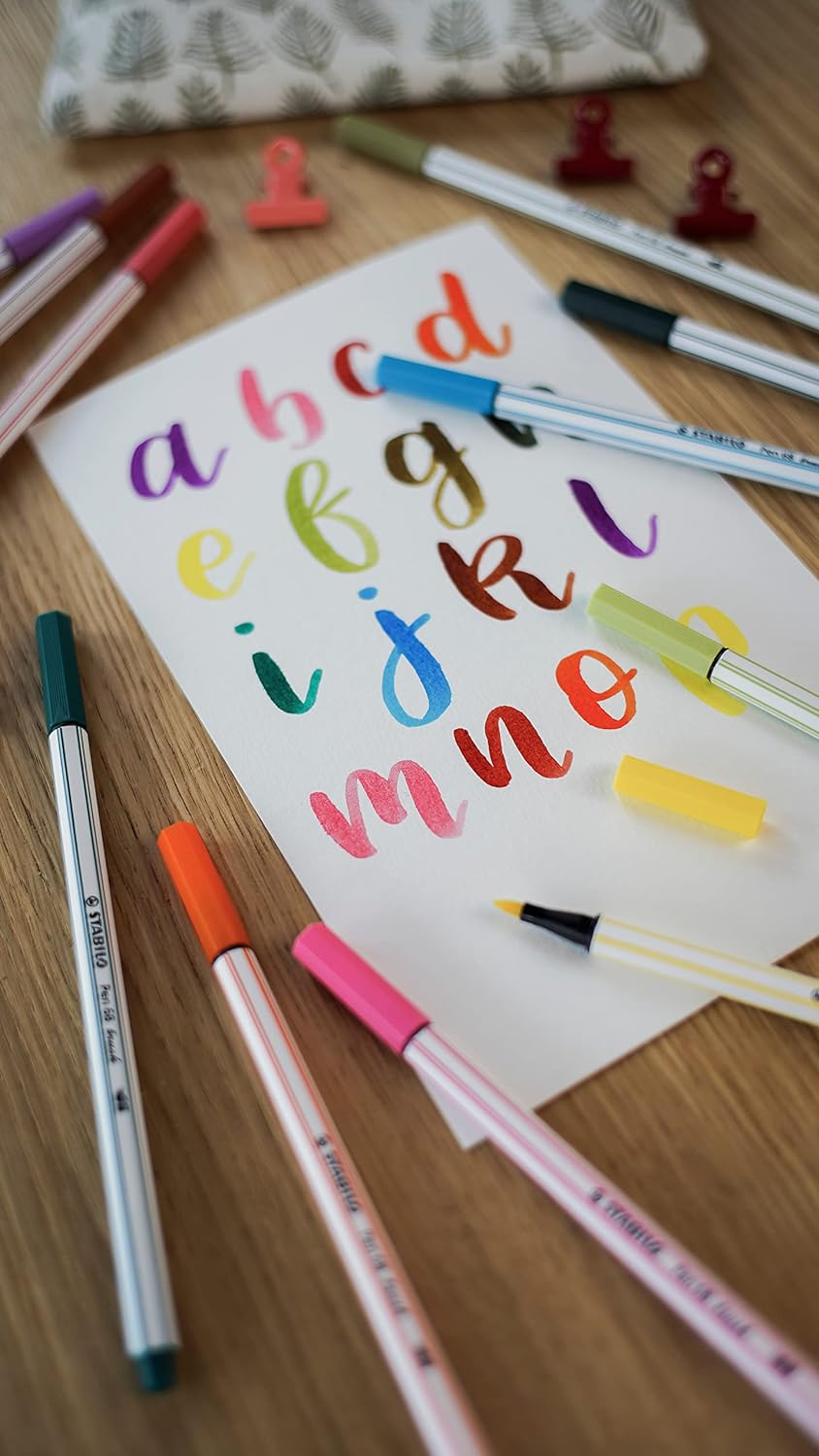 Pennarello con punta a pennello Pen 68 brush Rosso Ruggine