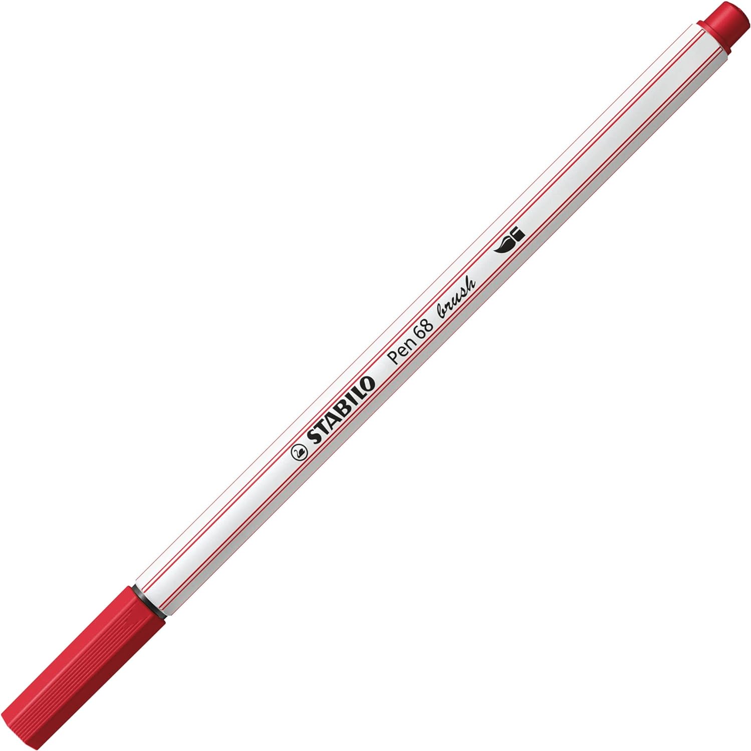 Pennarello con punta a pennello Pen 68 brush Rosso Scuro
