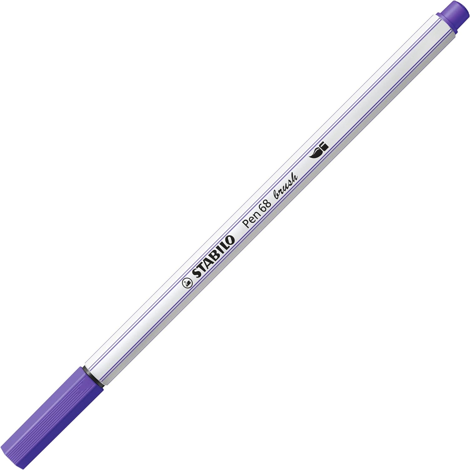 Pennarello con punta a pennello Pen 68 brush Viola