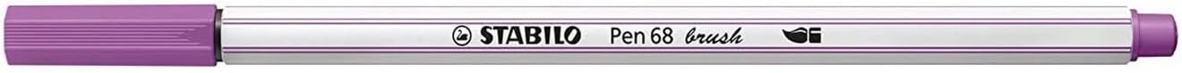 Pennarello con punta a pennello Pen 68 brush Prugna