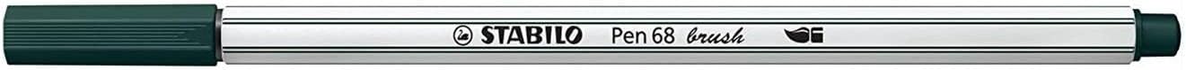 Pennarello con punta a pennello Pen 68 brush Verde Terra