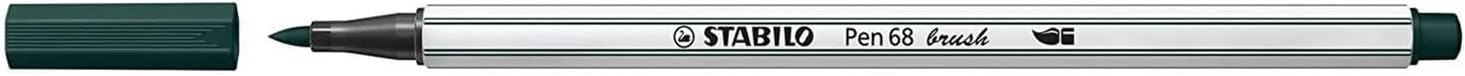 Pennarello con punta a pennello Pen 68 brush Verde Terra