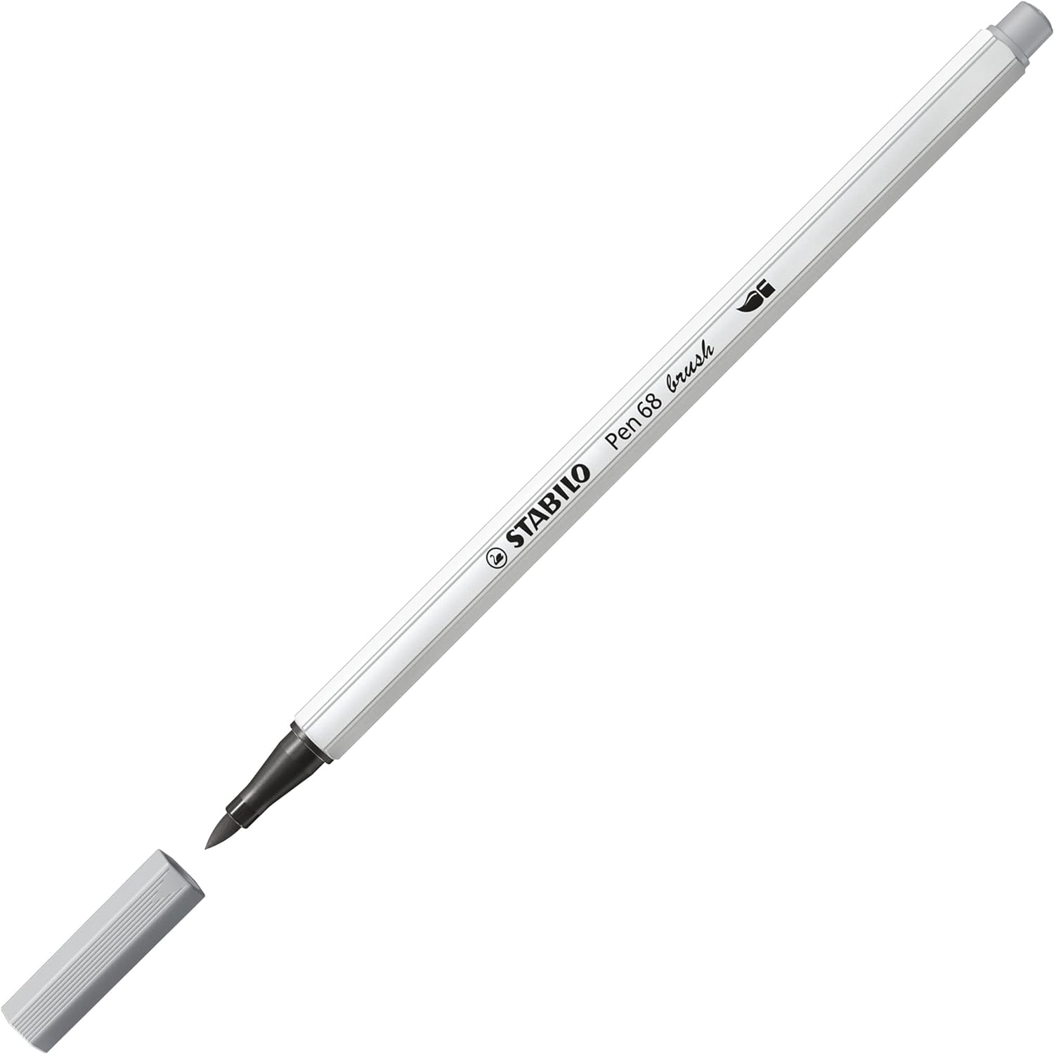 Pennarello con punta a pennello Pen 68 brush Grigio Chiaro