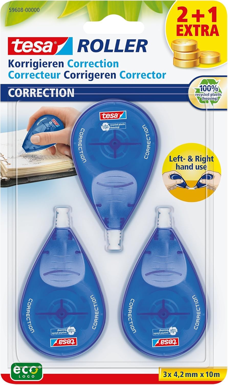 Tesa nastro correttore (3) 4.2m x 10mm