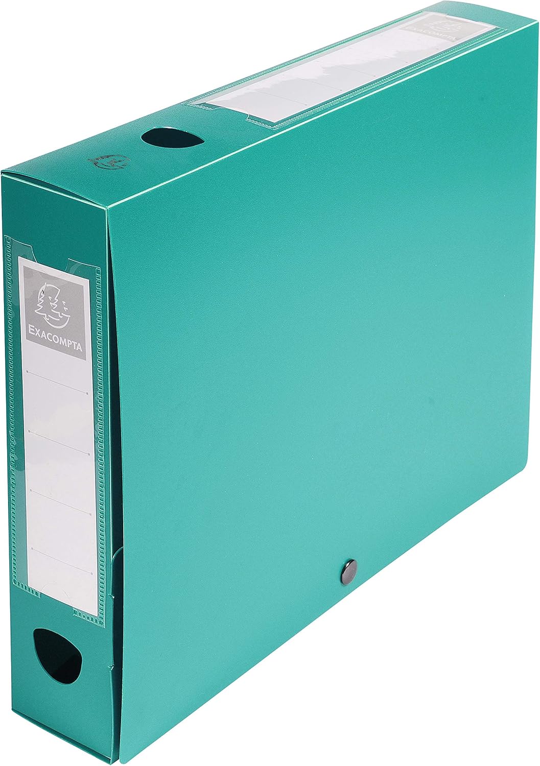 CARTELLINA PER ARCHIVIO BOX CON BOTTONE 60MM VERDE