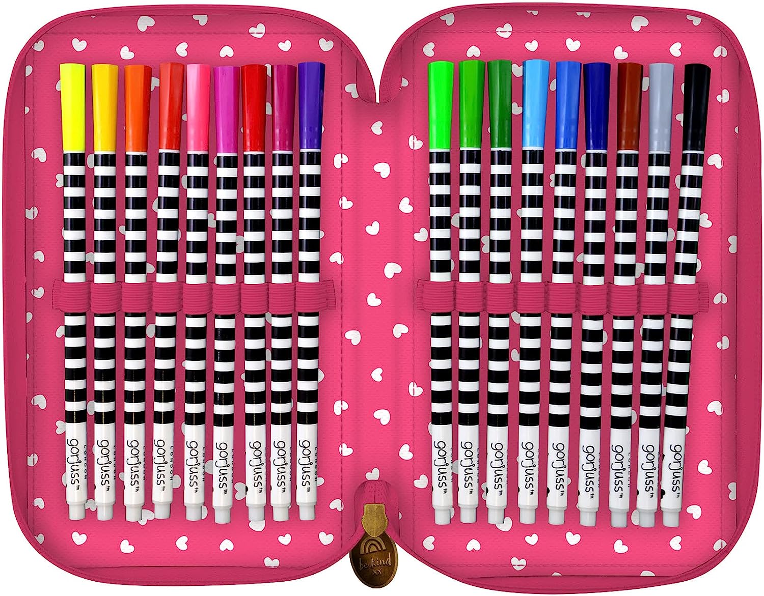 ASTUCCIO 3 ZIP BE KIND TO YOURSELF GORJUSS - SANTORO