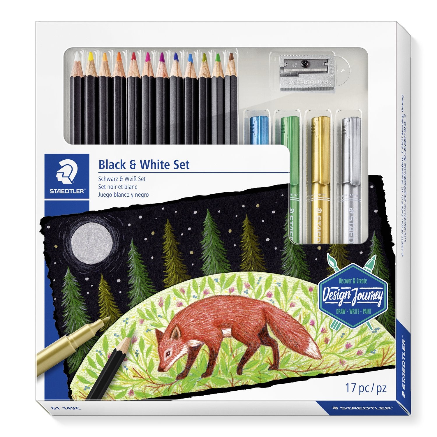 STAEDTLER BLACK & WHITE SET