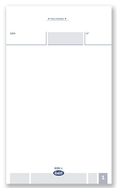 Comande generiche - Blocco 25x2 fogli - autoricalcanti