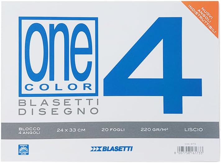 BLOCCHI DA DISEGNO LINEA BL4 LISCIO 20FF 24X33