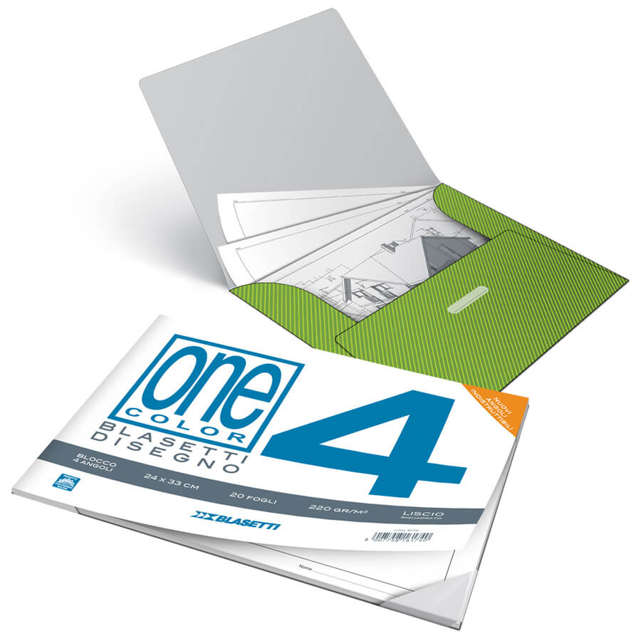 BLOCCHI DA DISEGNO LINEA BL4 LISCIO RIQUADRATO 20FF 24X33