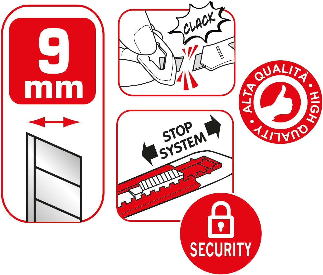 ARDA CUTTER GRANDE CON LAMA 9MM