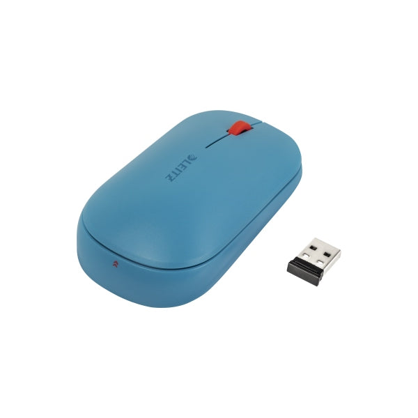 Leitz Cosy Mouse Wireless Blu Calmo