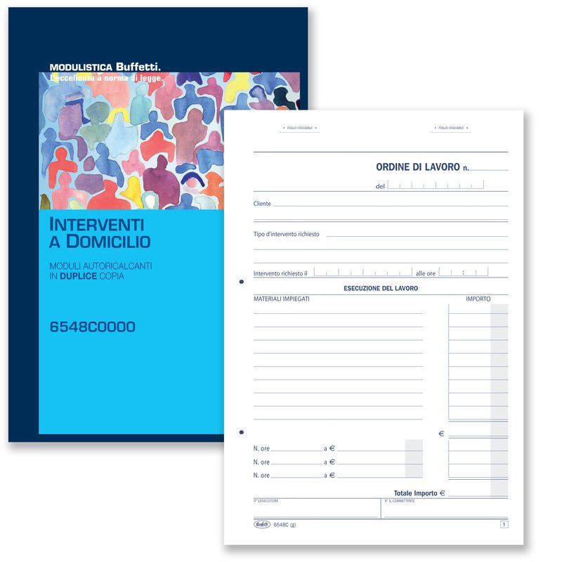 CF. 5 PZ. BL. 50/50 INTERVENTI A DOMICILIO DEL CLIENTE