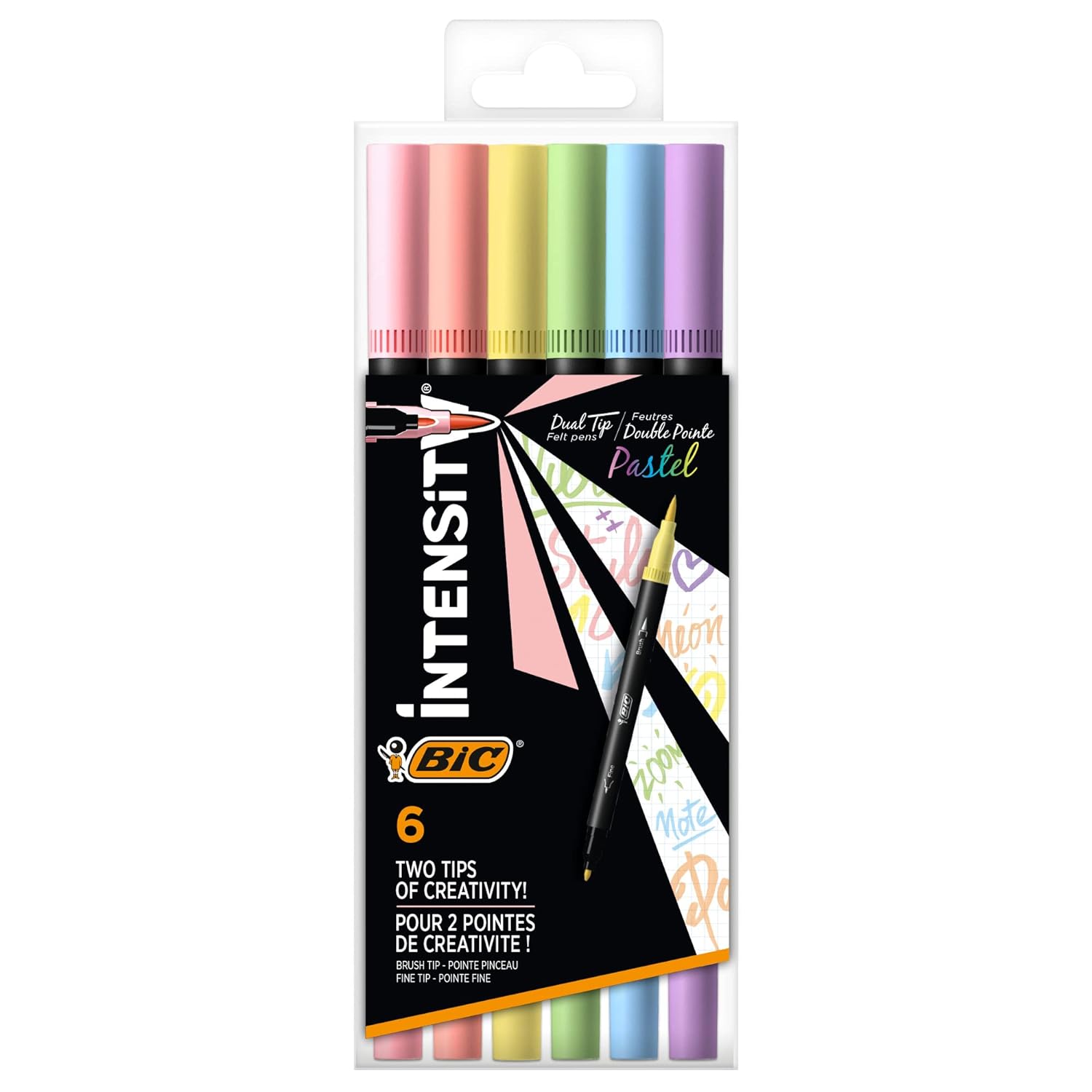 CF 6 PZ PENNARELLI BIC INTENSITY DUAL TIP BRUSH PASTEL