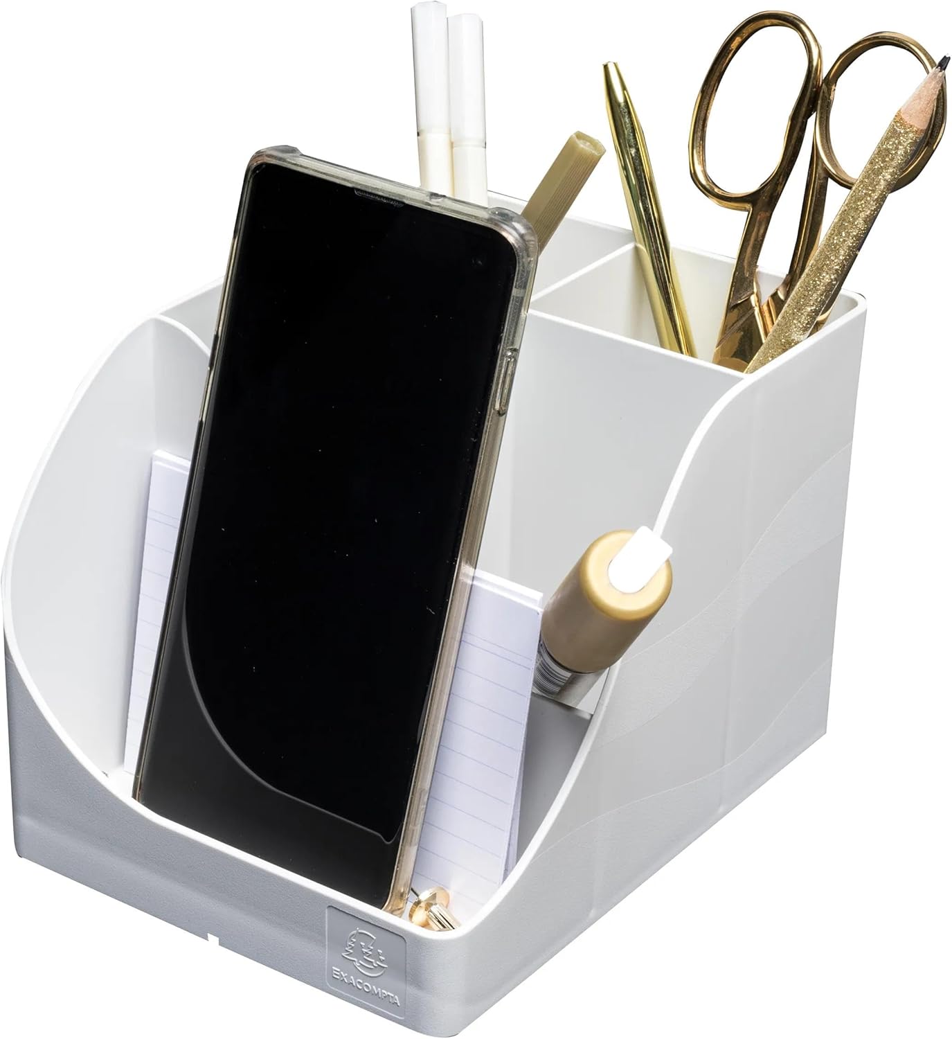 EXACOMPTA PORTA MATITE PEN-WAVE AUTENTIK BIANCO 5 SCOMPARTI