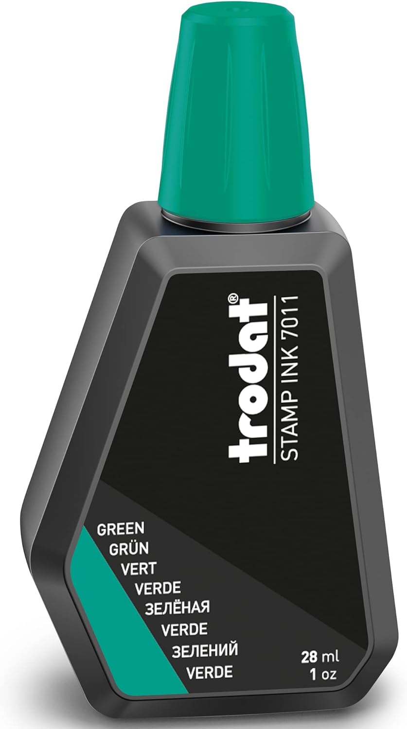 Trodat 7011 verde 28 ml Inchiostro per timbri manuali