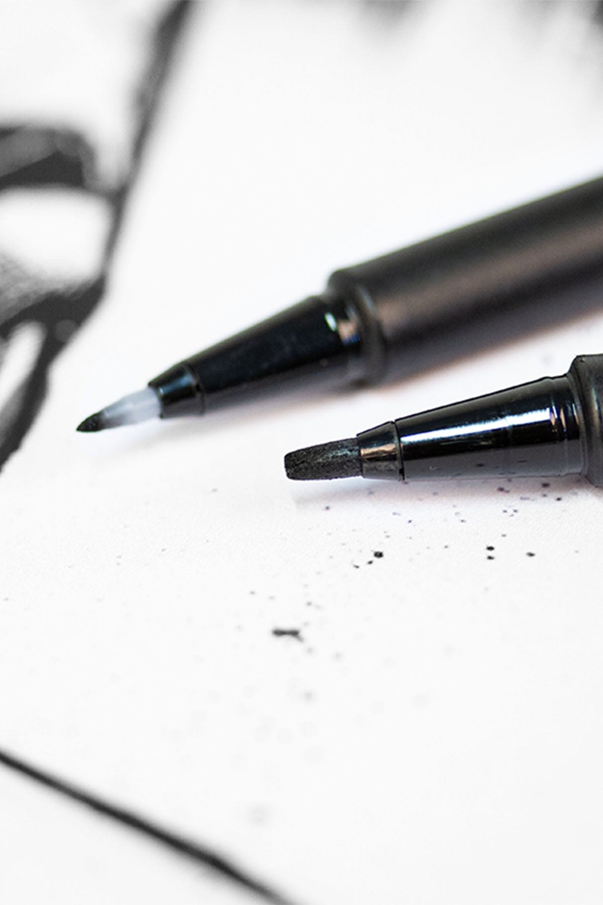 Molotow Blackliner Fineliner Black Brush S