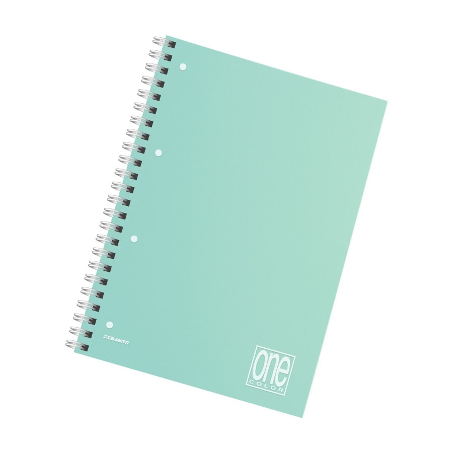 CF 6 PZ Quaderno con spirale One Color pastello 5MM f.to A4