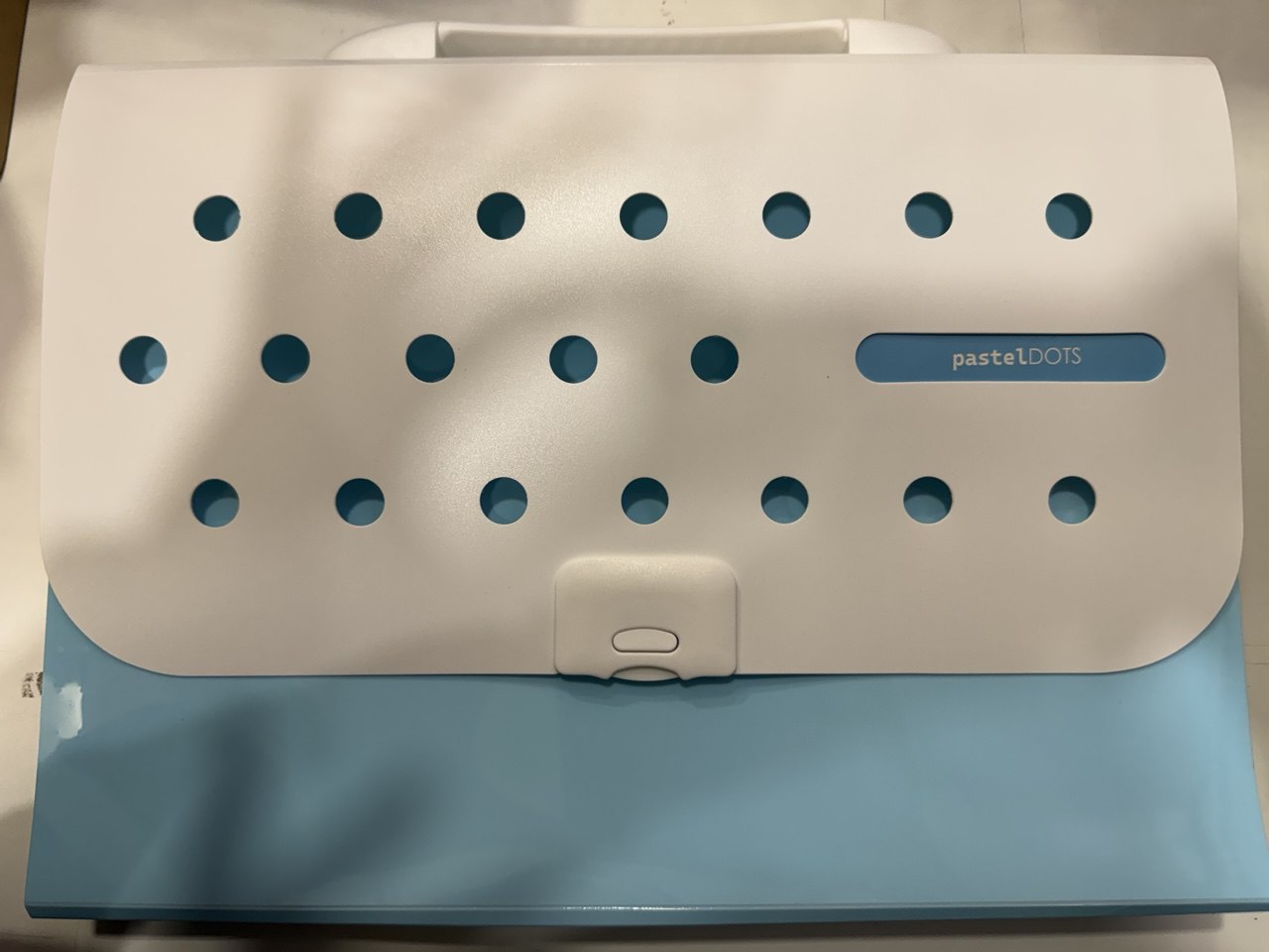 Classificatore a soffietto 13 scomparti -Pastel Dots Azzurro