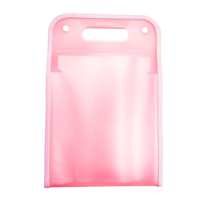 Classificatore a soffietto verticale con maniglia - Rosa