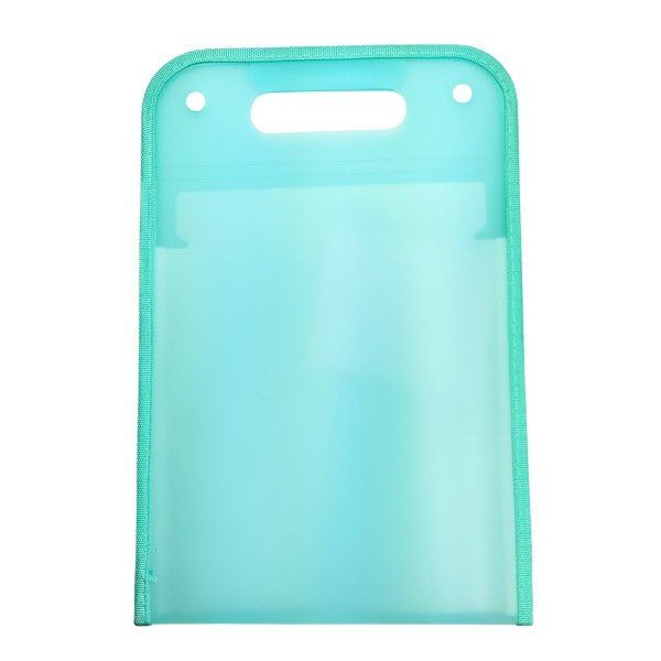 Classificatore a soffietto verticale con maniglia - Verde