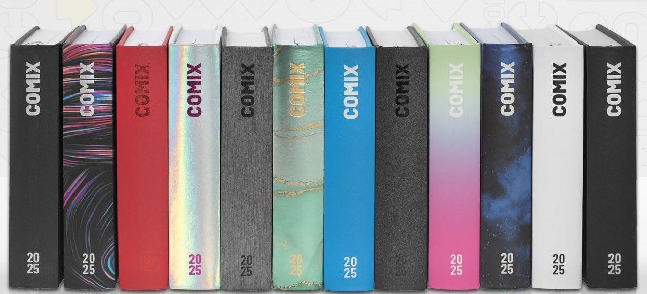 DIARIO SCOLASTICO16 MESI MIGNON 9X12 5 COMIX 2024/25 COL ASS