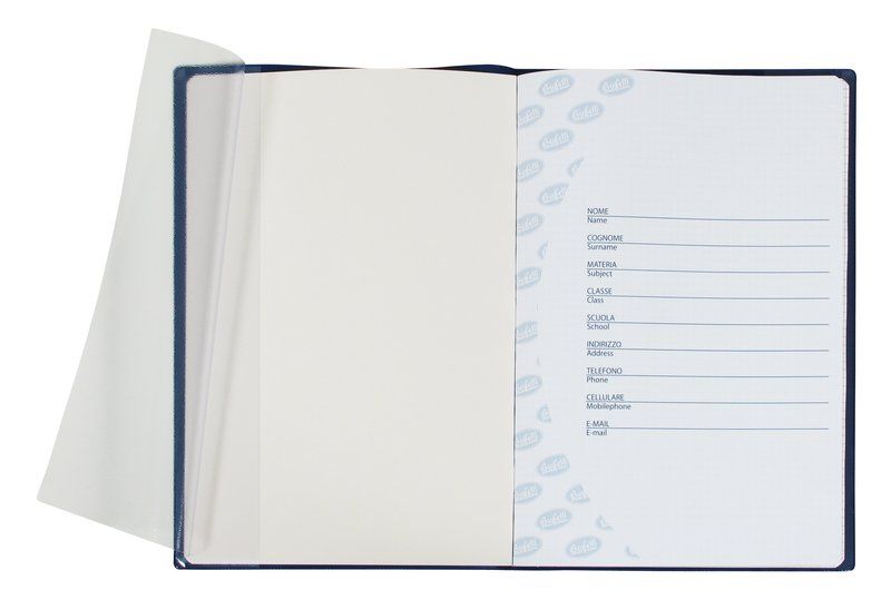 Buffetti - Coprimaxi PVC Laccato Con Portanome - Azzurro