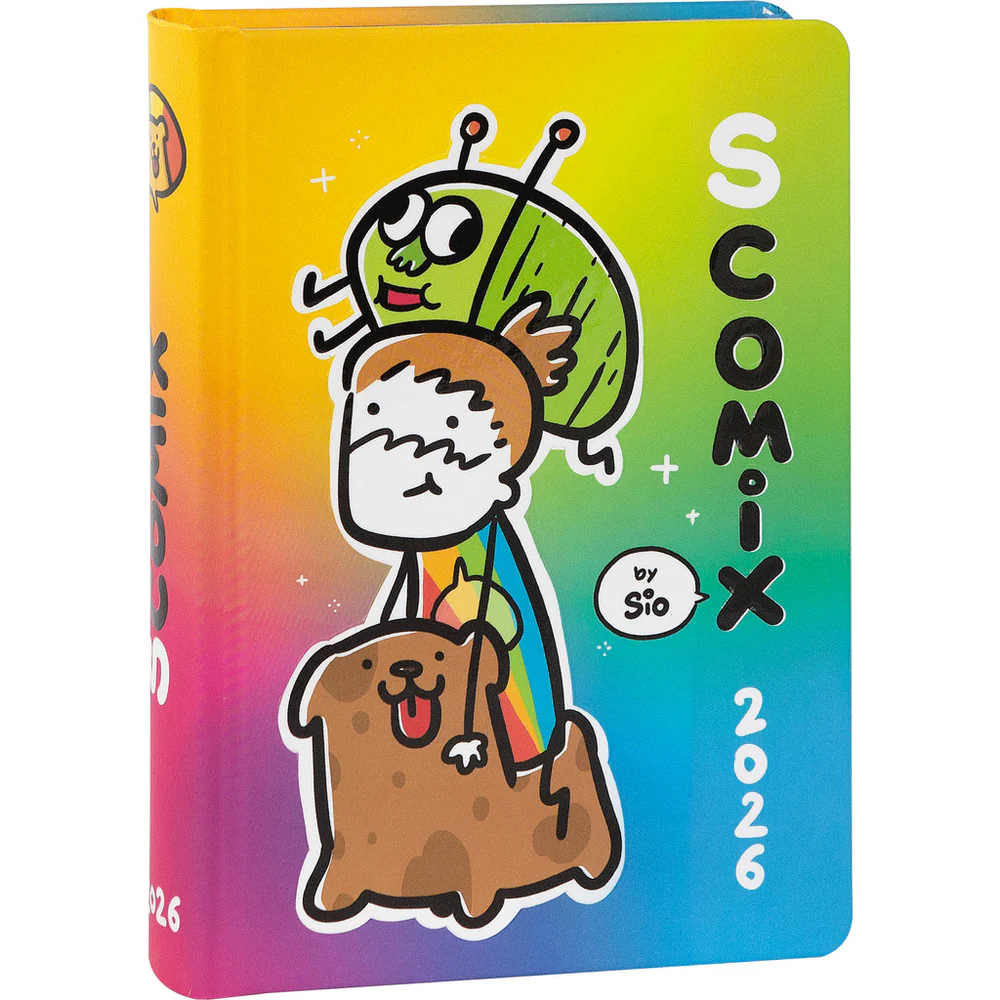 Scomix -Diario 16 Mesi 2025/26 -Medio Giornaliero Multicolor