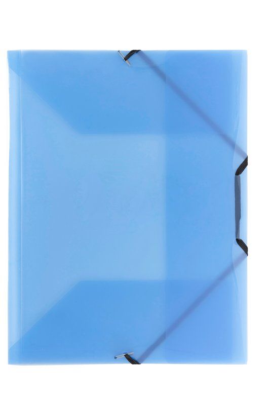 CARTELLINA BLU CON ELASTICO ANGOLARE POLIPROPILENE 29 7X21