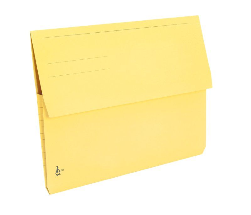 Cf. 10 Cartelline tasca soffietto 225g/mq 25 5x32 5 Giallo