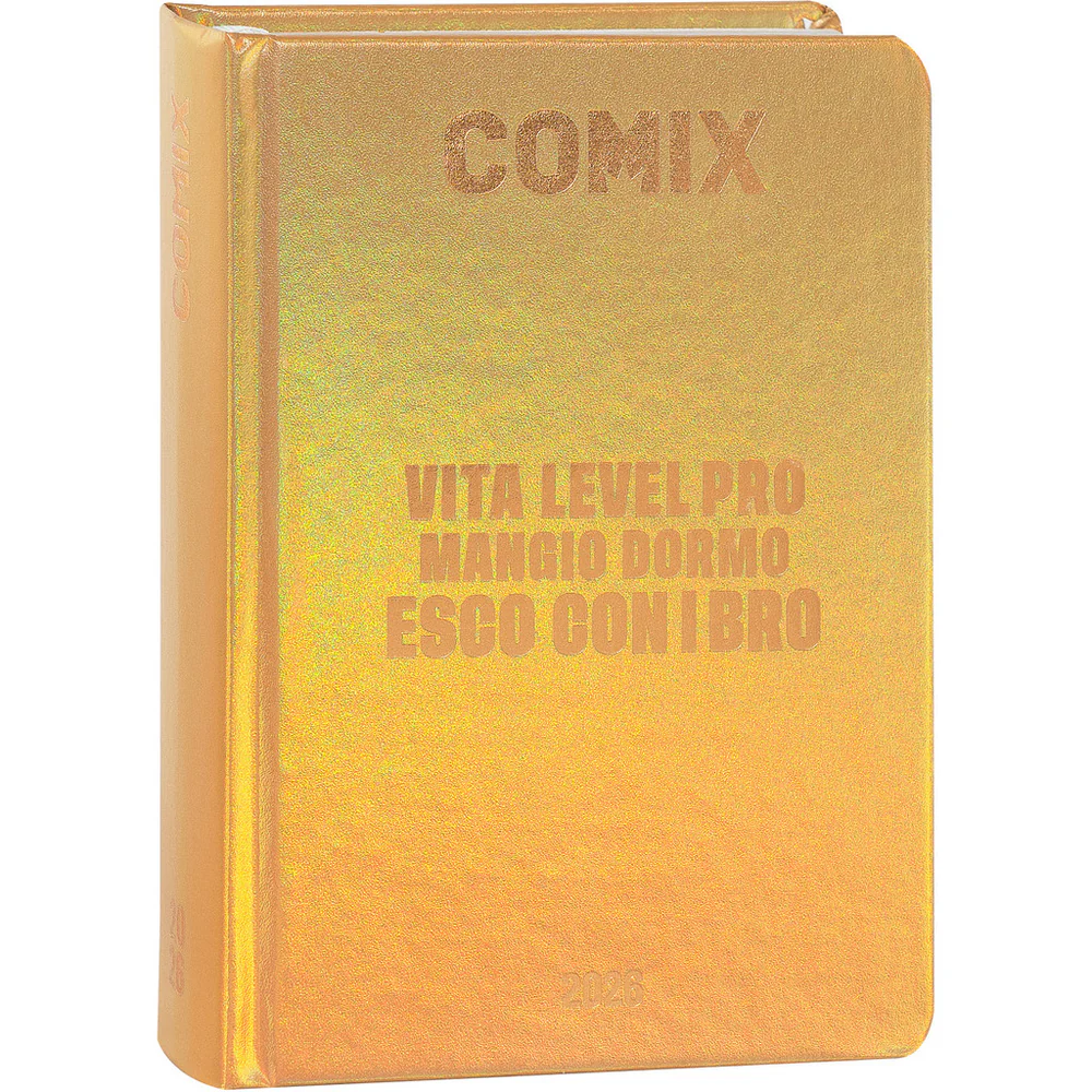 Comix - Diario 16 Mesi 2025/26- Giornaliero Mini Oro