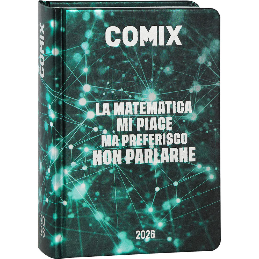 Comix - Diario 16 Mesi 2025/26 - Giornaliero Mignon Verde