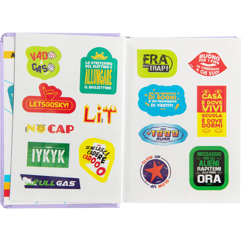 Comix - Diario 16 Mesi 2025/26- Giornaliero Mignon Lilla