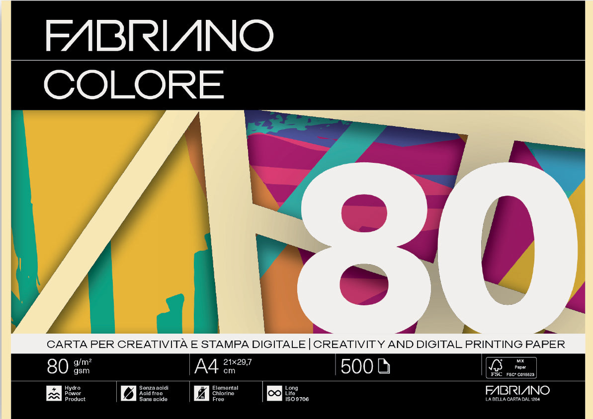 Fabriano Colore - Avorio A4 80g