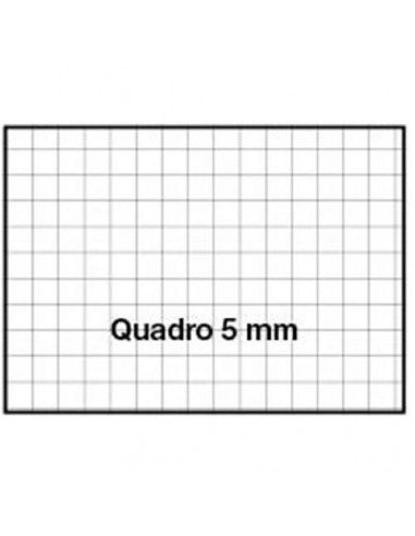 MAXI QUADERNO BROSSURATO BLU.QUADRETTI 5MM