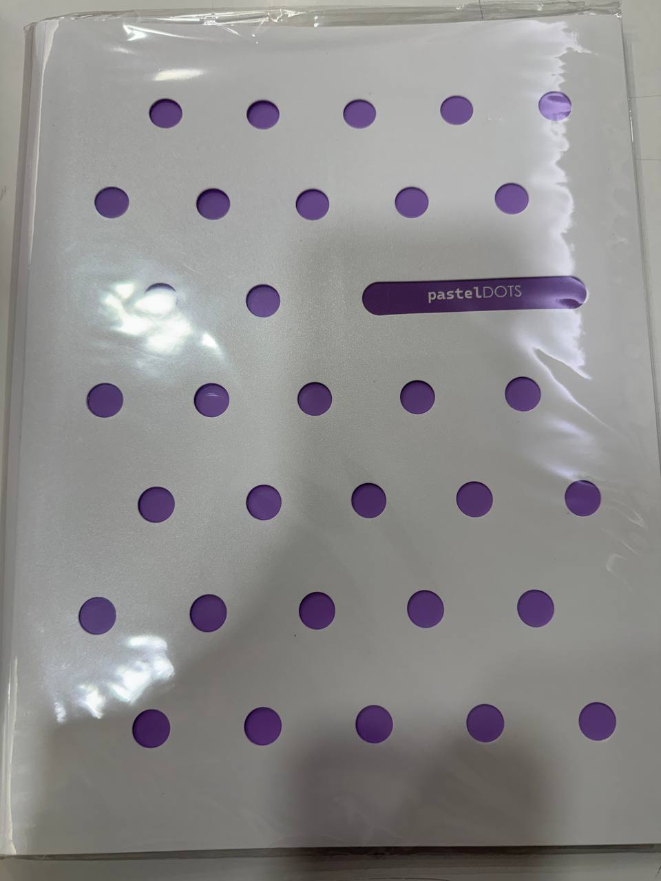 Portalistino 20 buste - Pastel Dots Lilla