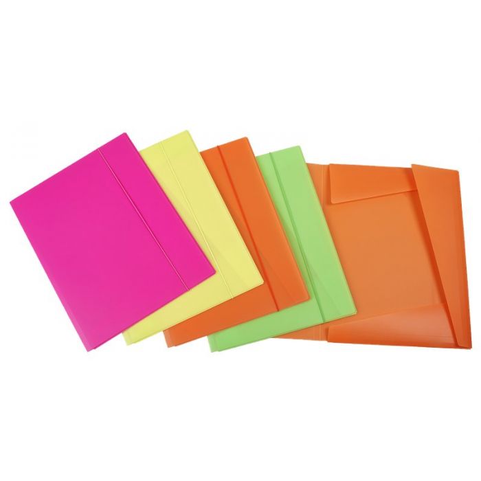 CARTELLINA CON ELASTICO POLIPROPILENE A3 COLORI ASSORTITI