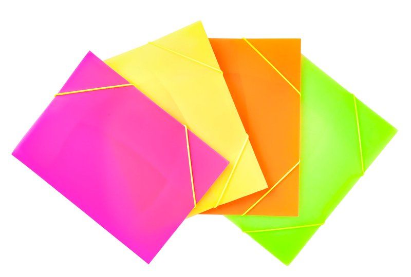 CARTELLINA CON ELASTICO ANGOLARE - POLIPROPILENE - 29 7X21