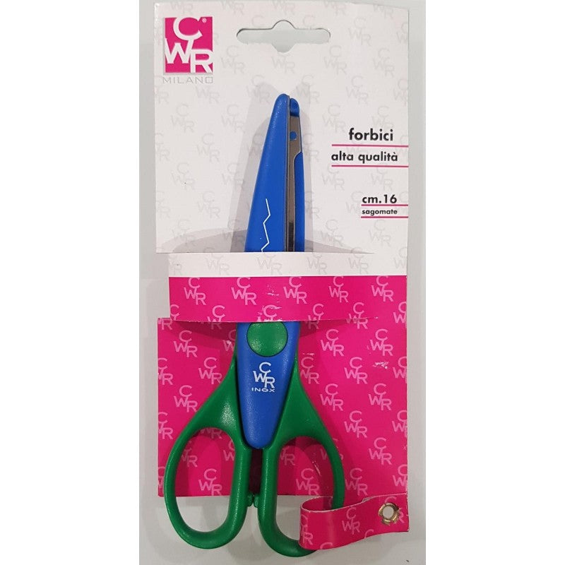 FORBICI CWR ZIG-ZAG CM13 5 LAMA ACCIAIO