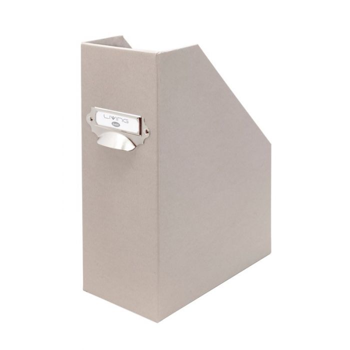 SCATOLA PORTARIVISTE LIVING DORSO11 CM 31X26 CM TORTORA