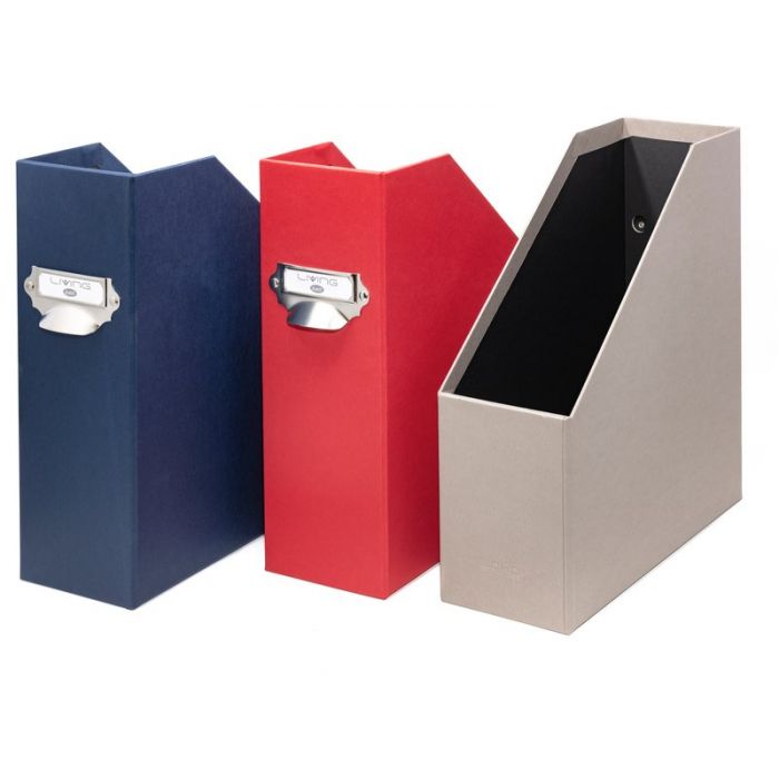 SCATOLA PORTARIVISTE LIVING DORSO11 CM 31X26 CM TORTORA