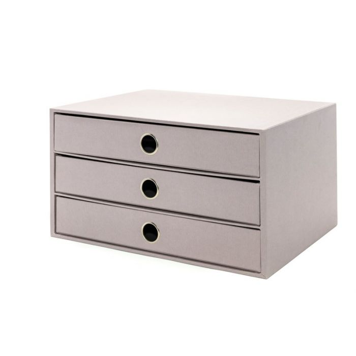 SCATOLA 3 CASSETTI A4 LIVING 34 3X25X18 5 CM TORTORA