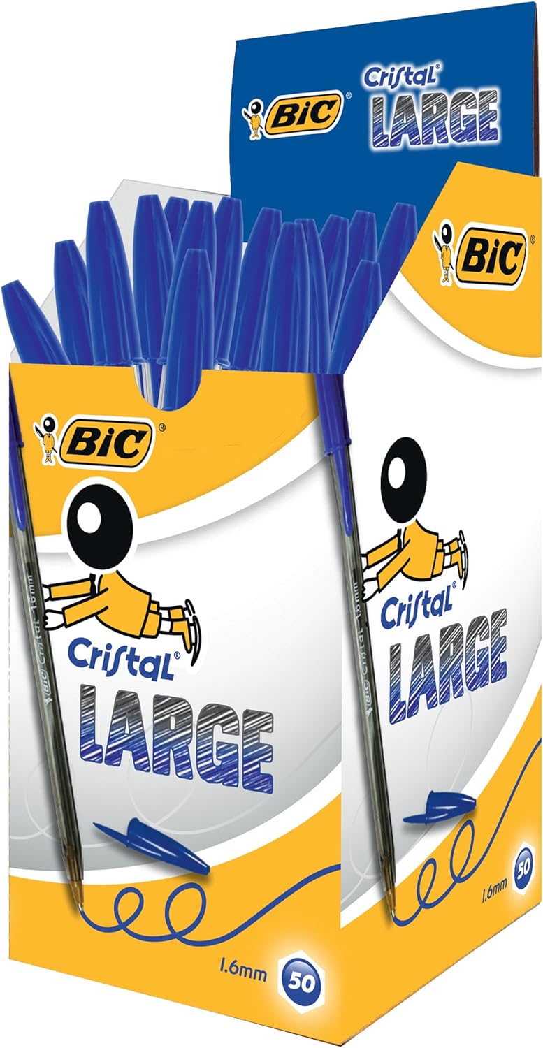 Penna a sfera BIC cristal® large 1 6 mm Blu
